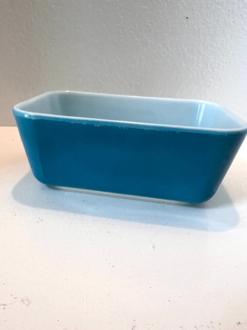 1960s Pyrex 502-B Turquoise Refrigerator Dish 1.5 Pint - Fridgie